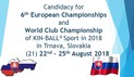 Mistrovství Evropy 2018 Trnava - Slovensko